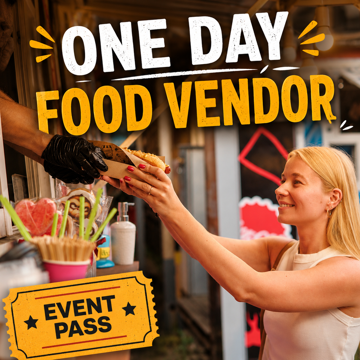 1 Day Food Vendor Package